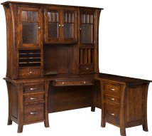 Ensinada L-Desk with Hutch