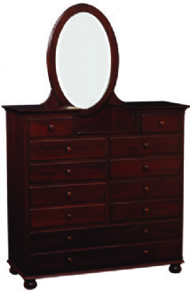 Luellen Studio Dresser and Mirror