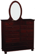 Luellen Studio Dresser and Mirror