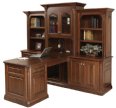 Lexington Partner's Desk & 3 Piece Hutch