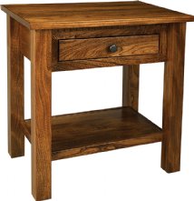 Lindholt Open Nightstand with Shelf