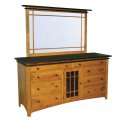 Maple Creek Triple Dresser with Tray