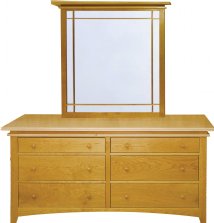 Maple Creek Straight Dresser Mirror