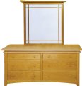Maple Creek Straight Dresser Mirror