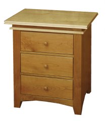 Maple Creek 3-Drawer Nightstand