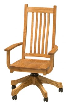 F N Woodworking Mission Desk Chair