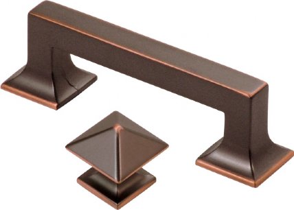 Oil Rubbed Bronze P3010-OBH 3 inch CC & P3014-OBH 1 inch square