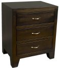 Campaign 3-Drawer Nightstand