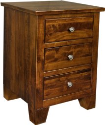 Princeton Three Drawer Nightstand