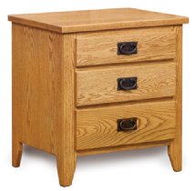 Ridgecrest Mission 3-Drawer Nightstand