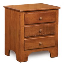 Ridgecrest Shaker 3-Drawer Nightstand