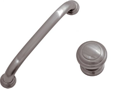 Satin Nickel A2282-SN 128mm CC & P2283SN 1-25 inch dia