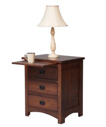 Mission 3-Drawer Nightstand