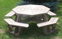 Octagon 5 Ft. Picnic Table