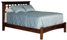 Time Square Bed with Low Footboard