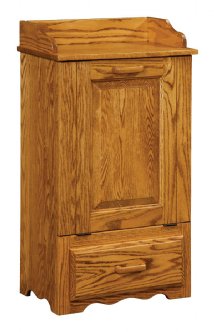 Tilt Out Trash Bin with Bottom Drawer