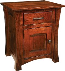 Woodbury 1-Drawer 1-Door Nightstand