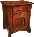 Woodbury 1-Drawer 1-Door Nightstand