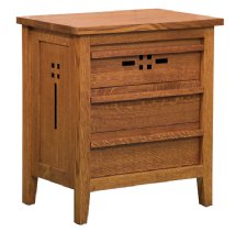 West Village 3-Drawer Nightstand