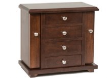 13" Dresser Top Jewelry Cabinet