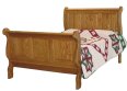 Classic Raised Panel Sleigh Bed