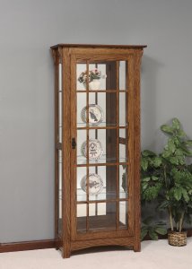 Mission Single Door Curio