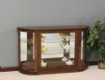 Large Console Curio w/Rounded Sides