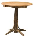 Round Pub Table with Square Skirt