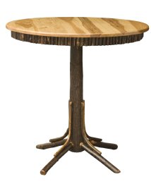 Round Pub Table with Round Skirt