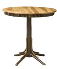 Round Pub Table with Round Skirt