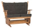 Four-Post Low Back Gliding Love Seat