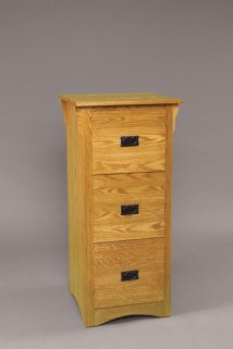 3-Drawer Mission Filing Cabinets