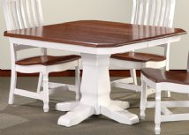 Country Mission Pedestal Dining Table