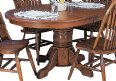 Single Pedestal Oval Dining Table