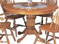 Single Pedestal Round Dining Table