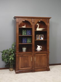 Twin Crescent Moon Bookcase