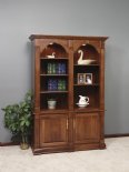 Twin Crescent Moon Bookcase