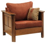 Franchi Chair and Ottoman