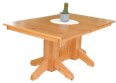 Double Pedestal Mission Dining Table