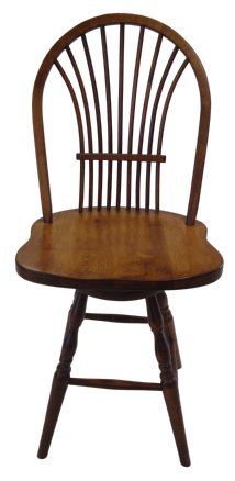 Wheat Back Swivel Bar Stool