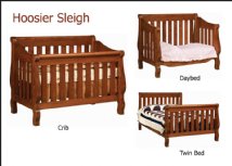 Hoosier Sleigh Crib