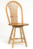 Country Sheaf Swivel Bar Stool