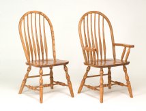Bent Feather Bow Chair