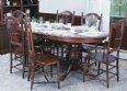 Double Tulip Pedestal Oval Dining Room Collection