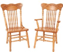 Pressback Side and Arm Chair