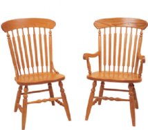 Quaker Side and Arm Chair