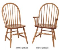 Low Spindle Side and Arm Chair