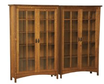 Arts & Crafts Mission Split Bookcases