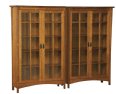 Arts & Crafts Mission Split Bookcases