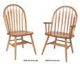 Low Arrow Side and Arm Chair